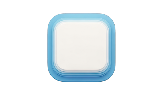 Abstract Blue and White Square Design on White Background - Powered by Adobe