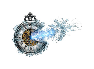 時間の崩壊 儚い 時計 抽象的表現