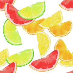 slices of citrus fruit