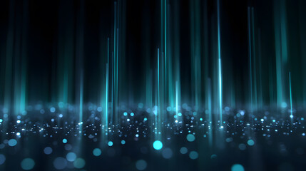 Digital Data Symphony: An abstract representation of data streams, visualized with glowing lines and points against a dark backdrop. The composition is modern and evokes feelings of connectivity.