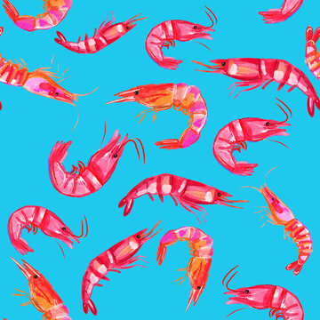 seamless pattern with fishes
