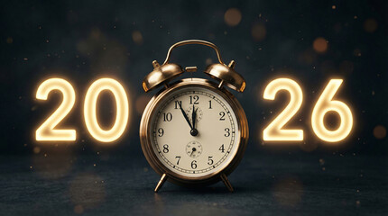 Countdown to 2026 &ndash; Midnight Celebration Clock