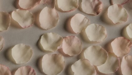 Delicate Rose Petals - A Soft and Romantic Floral Arrangement.