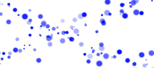 Blue bokeh PNG. Soft blurred blue bokeh light glow on transparent background. 