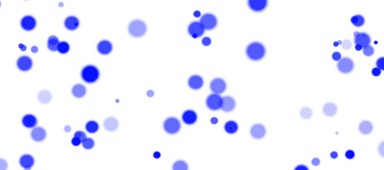 Blue bokeh PNG. Soft blurred blue bokeh light glow on transparent background. 