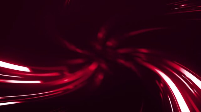 Seamless Loop Glowing Neon Tunnel with AI and Tech-Inspired Motion. Abstract Red Light Animation with Digital Energy. Sci-fi Vibes and Metaverse Aesthetic. Colorful Deep Dive Space Looped Backdrop 4K