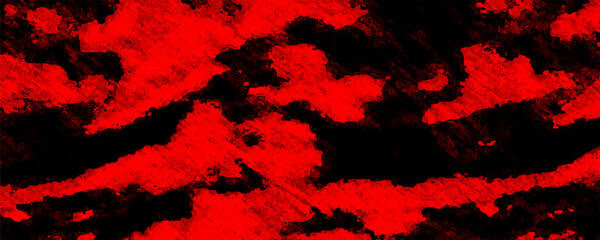 Dark red grunge stripes abstract banner design. Geometric tech vector background