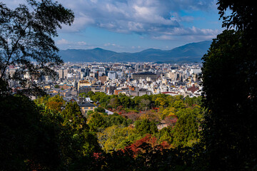 京都、長楽寺からの風景
