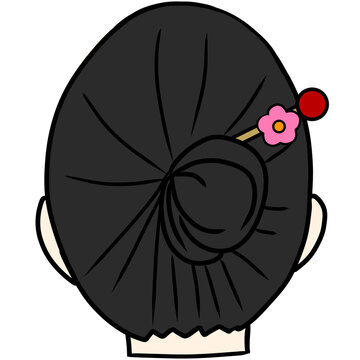 Kanzashi simple illustration
かんざし シンプル イラスト
