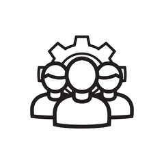 gear icon vector illustration