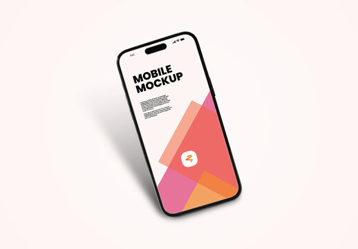 Mobile Phone Screen Mockup