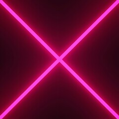 Vibrant pink neon lines crossing abstract background with dark red gradient