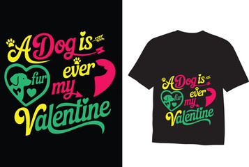 Typography valentine's day, Romantic Happy Love Day Graphic T-Shirt Design