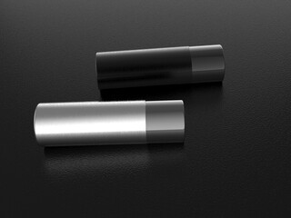 Blank white spray bottle mockup, front view, 3d rendering. Empty aerosol or splash pack with hairdressing or lacquer mock up, isolated. Clear atomizer can sprayer with hairspray. 3D Illustration