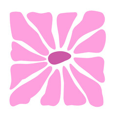 Boho flower vector 