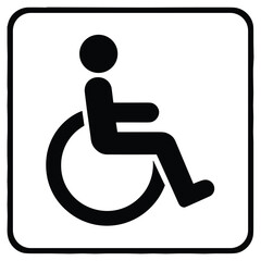 Symbol for wheelchair accessibility