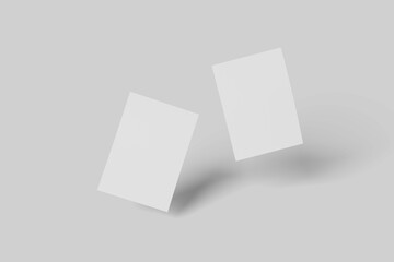 Blank Flyer Mockup - 3D