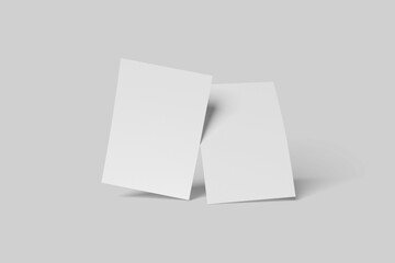 Blank Flyer Mockup - 3D