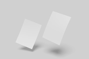 Blank Flyer Mockup - 3D