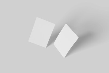 Blank Flyer Mockup - 3D