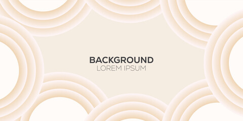 3d light color concentric circle pattern background