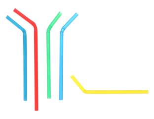 brightly colored plastic bendy drinking straws in blue, red, green, and yellow, perfect for parties, beverages, and creative craft projects