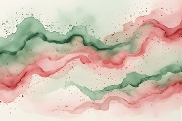 An abstract watercolor background vector illustration featuring a blue and pink liquid splash pattern with a grunge paint texture on art paper for a decorative nature-inspired wallpaper backdrop.