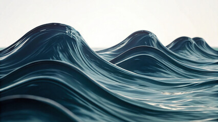 Fluid ink waves shaping revenue curves sales abstract blue motion Fluid ink waves shaping revenue curves and sales abstract blue motion creates