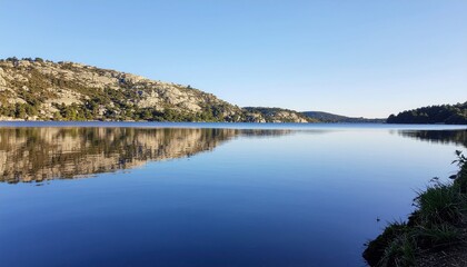 Tranquil Lake Reflection