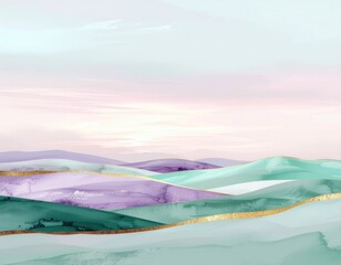 Dreamy Pastel Landscapes