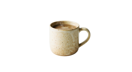 Hot drink in a simple cup placed on a clean surface with steam rising during morning time