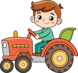 farmer with tractor