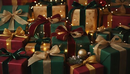 christmas tree with presents