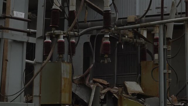 Electrical Transformer Sparking With Arcs and Lightning Effects