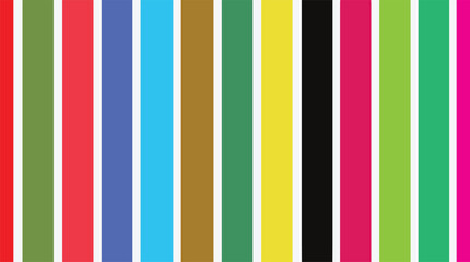 Seamless vector illustration of an abstract wallpaper design featuring a colorful spectrum of vertical rainbow stripes and pencil lines with a vibrant fabric texture style