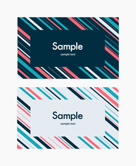 Fototapeta premium ストライプのカード