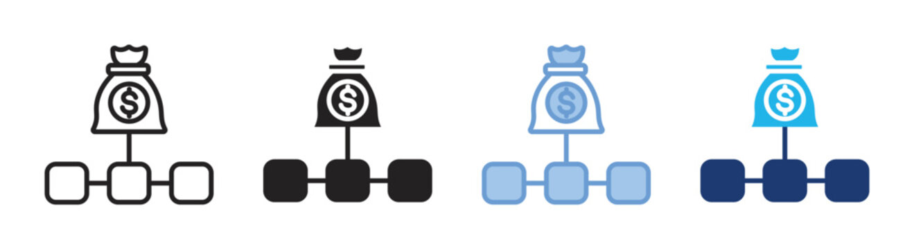 Structure icon set multiple style collection