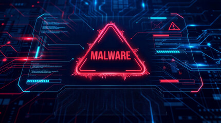 Digital Malware Warning with Abstract Interface and Circuitry