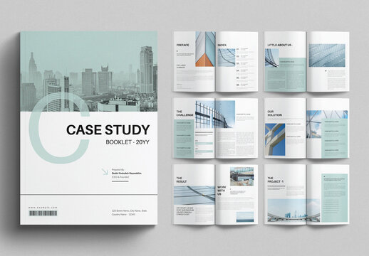 Case Study Booklet Template