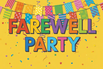 Celebrate every milestone with a vibrant farewell party banner, creating joyous memories for lasting impact and special occasions.