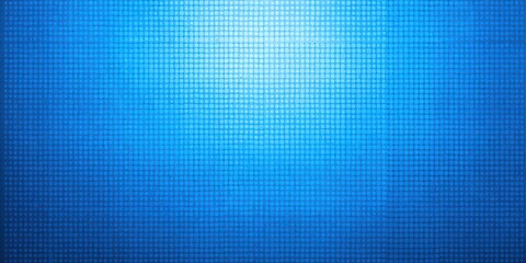 Abstract Geometric Pattern in Gradient Blue Tones with Textured Surface Illuminated in Spotlight