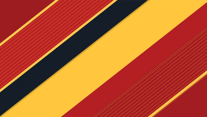 Abstract background with dynamic diagonal stripes in red, yellow, and dark hues
