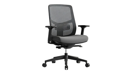 Modern Ergonomic Office Chair with Mesh Back and Adjustable Features.