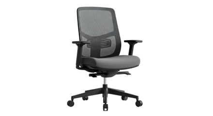 Modern Ergonomic Office Chair with Mesh Back and Adjustable Features.