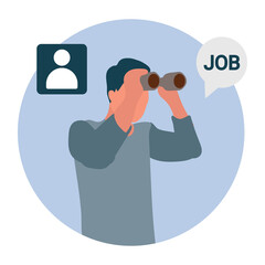 Job Hiring Illustration