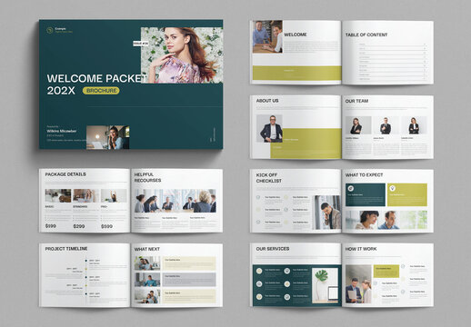 Welcome Packet Template Landscape