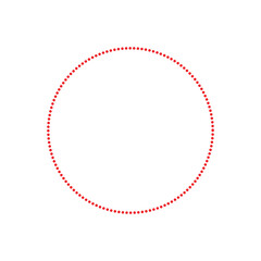 dotted line circle icon