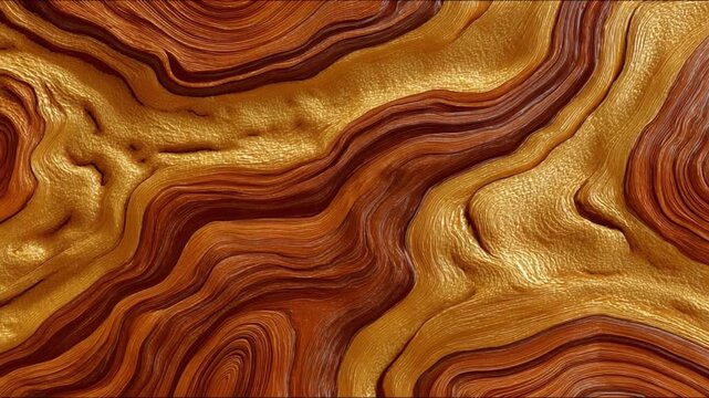 Artistic Wood Grain Texture: The image displays the intricate textures and swirling patterns of polished wood grain, showcasing the natural beauty.