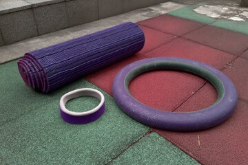 Urban street sport grounds offer convenient access to fitness tools.