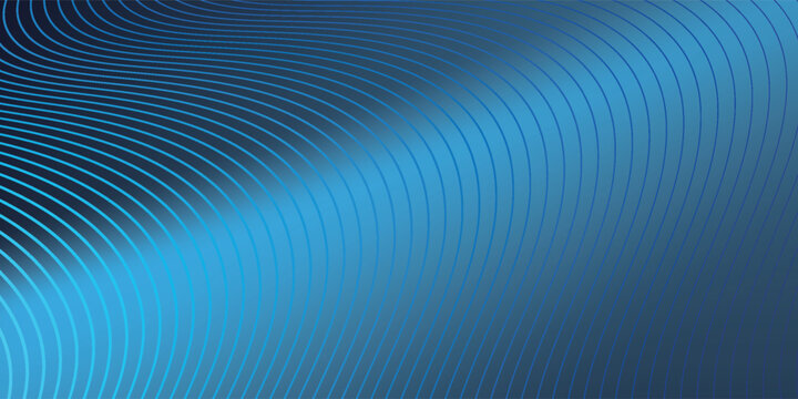 Abstract Technology blue curve, Modern tech banner, corporate business concept, hi-tech abstract background  for presentation business or tech event poster EPS 10